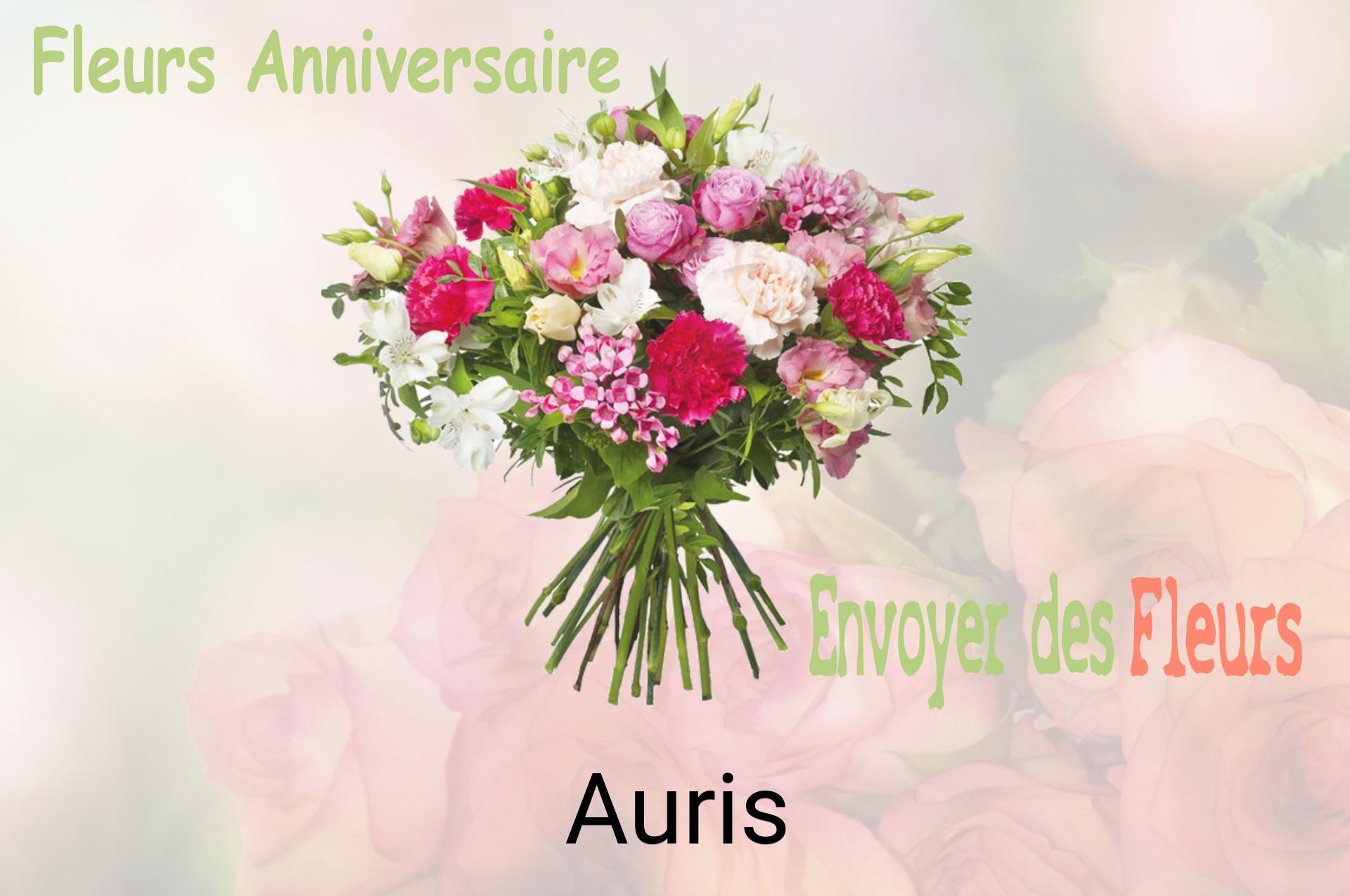 Bouquet de fleurs d’anniversaire livré à Auris